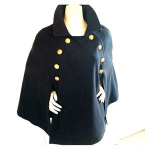 Joan Rivers Classic Cape w/ Double Side Buttons